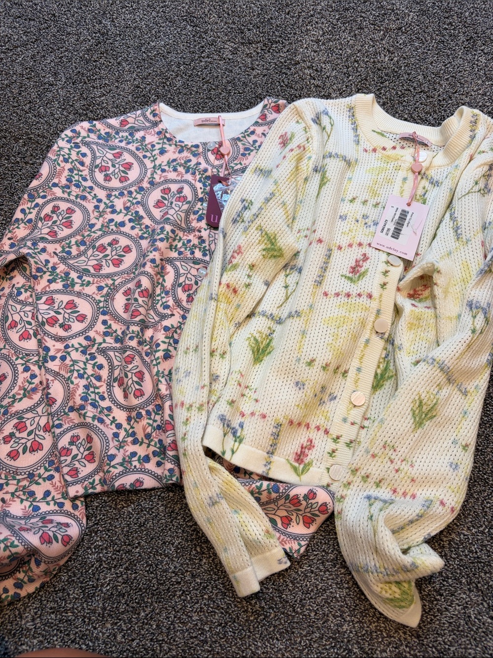 Bundle of 2 brand new Udel Ny cardigans